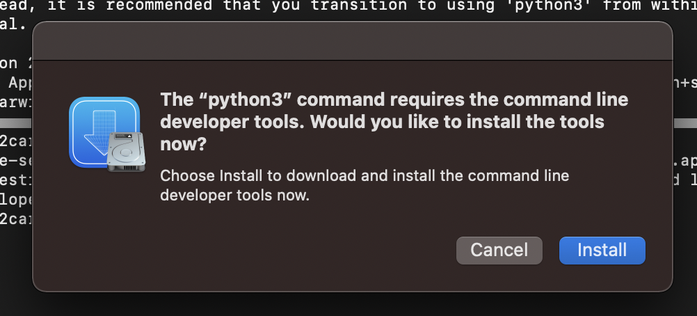 Getting Python 3 on macOS Big Sur